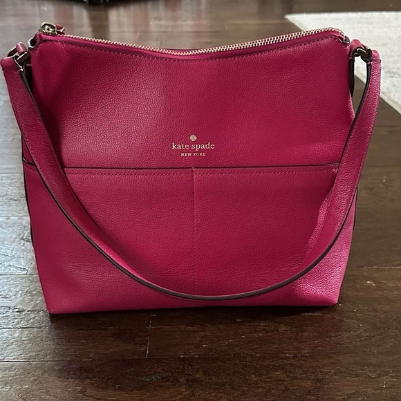 Kate Spade-Bailey Shoulder bag- vintage style pink-brand new without tags - Picture 2 of 12